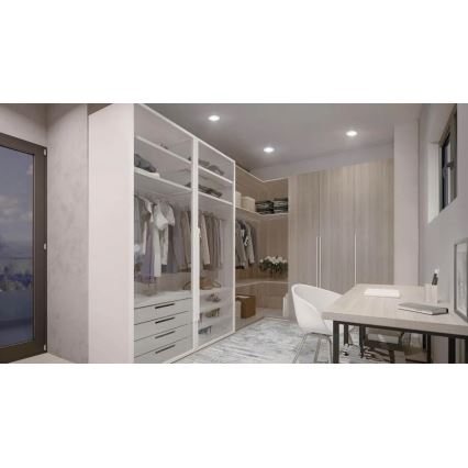 Ledvance - LED Himmennettävä upotettava valo SUN@HOME LED/8W/230V 2200-5000K CRI 95 Wi-Fi