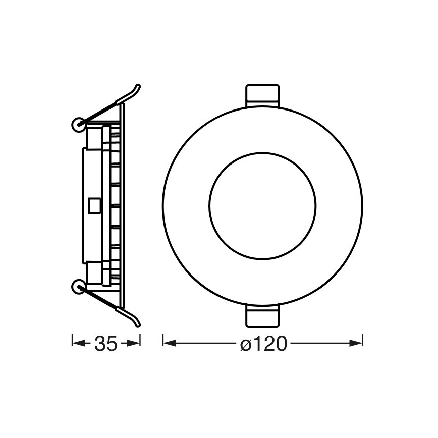 Ledvance - LED Himmennettävä upotettava valo SUN@HOME LED/8W/230V 2200-5000K CRI 95 Wi-Fi