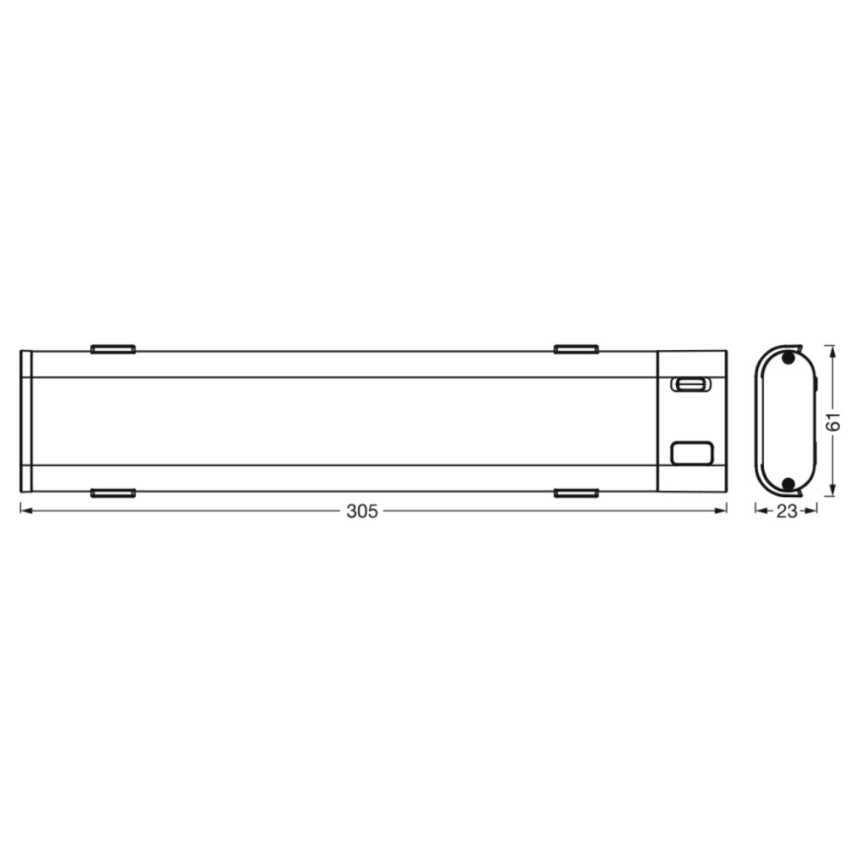 Ledvance - LED himmennettävä työtasovalo anturilla SMART+ UNDERCABINET LED/9W/230V 3000-6500K Wi-Fi