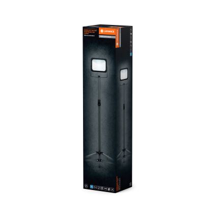 Ledvance - LED himmennettävä valonheitin pidikkeen kanssa WORKLIGHT TRIPOD LED/20W/3,7V IP54