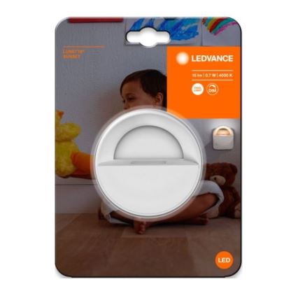 Ledvance - LED Himmennettävä yövalo LUNETTA LED/0,7W/230V