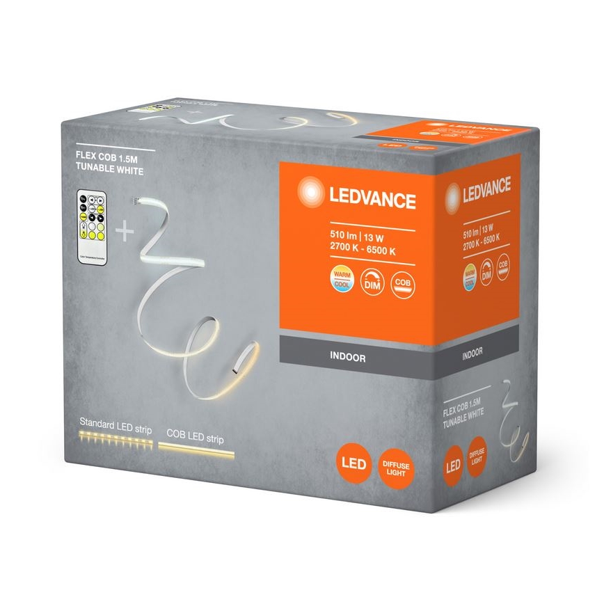 Ledvance - LED-himmennysnauha FLEX COB 1,5m LED/13W/230V 2700-6500K + kauko-ohjaus