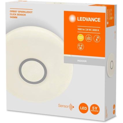 Ledvance - LED-kattovalaisin anturilla SPARKLEDOT LED/24W/230V