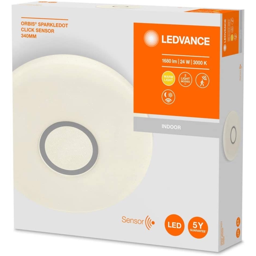 Ledvance - LED-kattovalaisin anturilla SPARKLEDOT LED/24W/230V