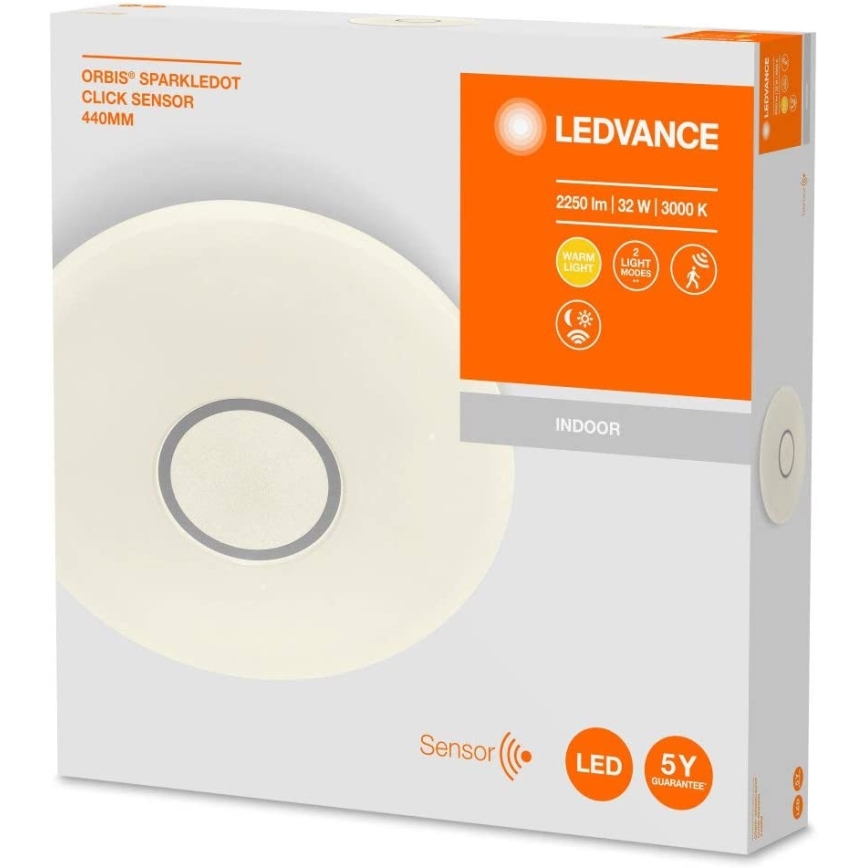 Ledvance - LED-kattovalaisin anturilla SPARKLEDOT LED/32W/230V
