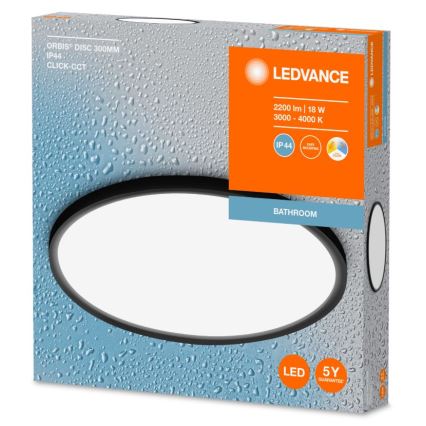 Ledvance - LED-kattovalaisin kylpyhuoneeseen DISC LED/18W/230V 3000/4000K IP44