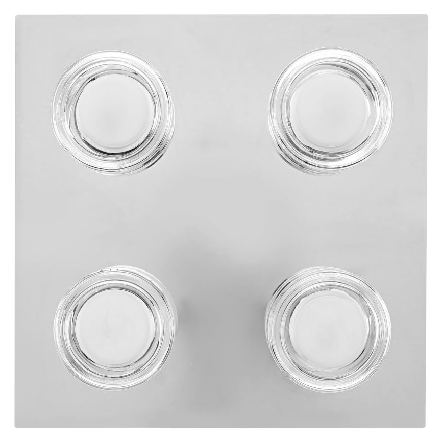 Ledvance - LED-kattovalaisin kylpyhuoneeseen ORBIS FLAME 4xLED/5,5W/230V 3000/4000K IP44 kromi