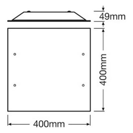 Ledvance - LED-kattovalaisin LUNIVE LED/24W/230V