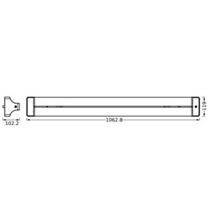 Ledvance - LED-kattovalaisin OFFICE LINE LED/42W/230V 106 cm