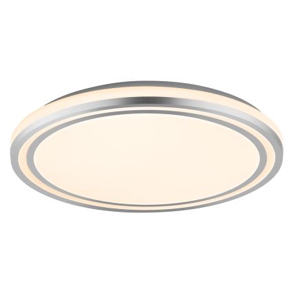 Ledvance - LED-kattovalaisin ORBIS HELMAN LED/16W/230V halkaisija 29,5 cm hopea