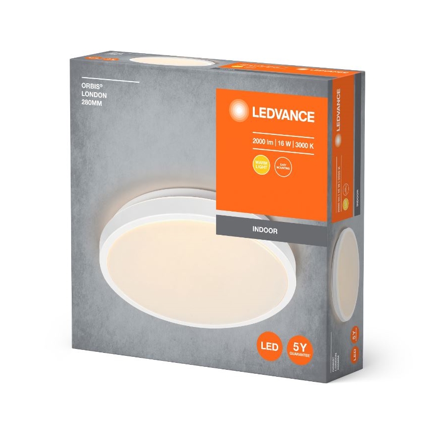 Ledvance - LED-kattovalaisin ORBIS LONDON LED/16W/230V valkoinen