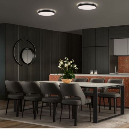 Ledvance - LED-kattovalaisin ORBIS LONDON LED/24W/230V musta