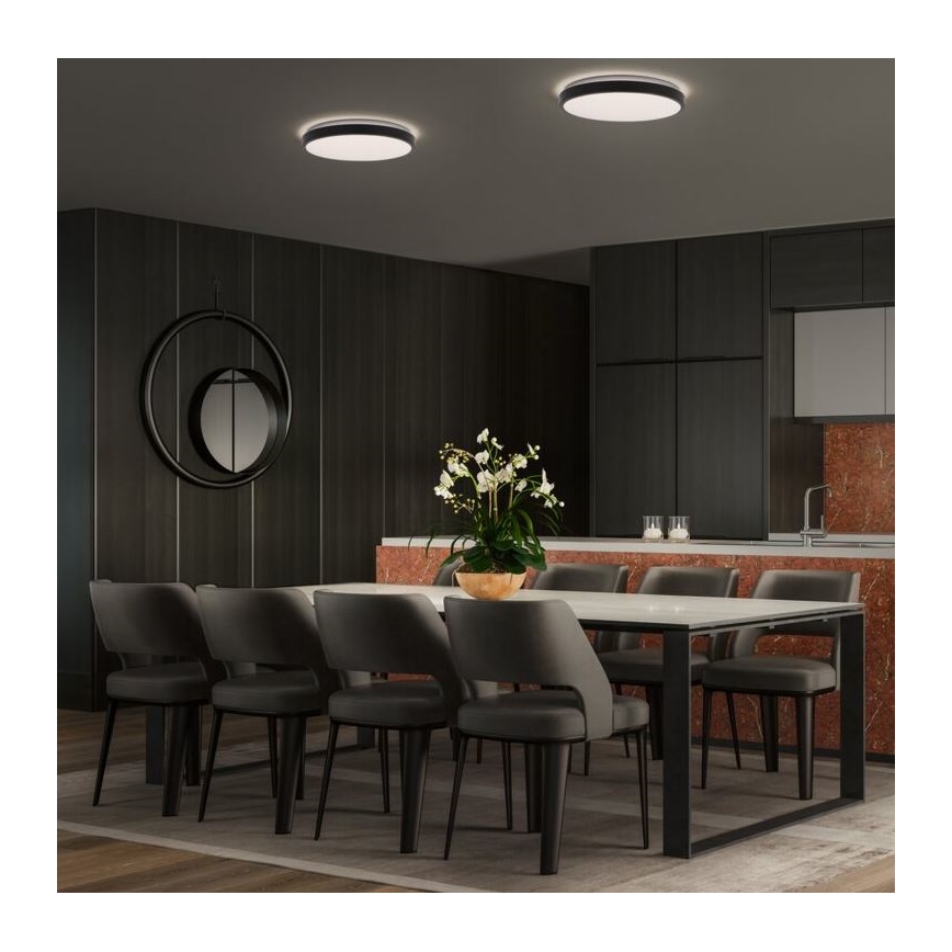 Ledvance - LED-kattovalaisin ORBIS LONDON LED/24W/230V musta