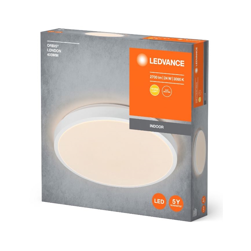 Ledvance - LED-kattovalaisin ORBIS LONDON LED/24W/230V valkoinen