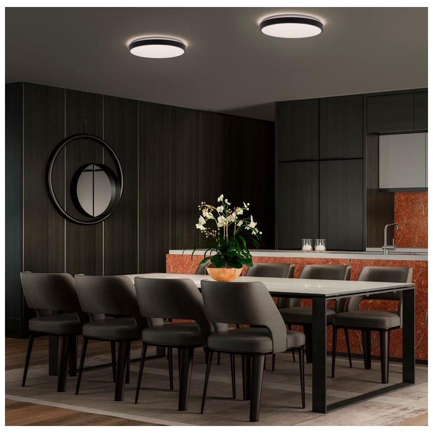 Ledvance - LED-kattovalaisin ORBIS LONDON LED/36W/230V musta