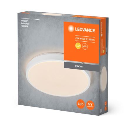 Ledvance - LED-kattovalaisin ORBIS LONDON LED/36W/230V valkoinen