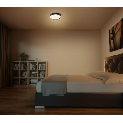 Ledvance - LED-kattovalaisin ORBIS SLIM LED/20W/230V musta