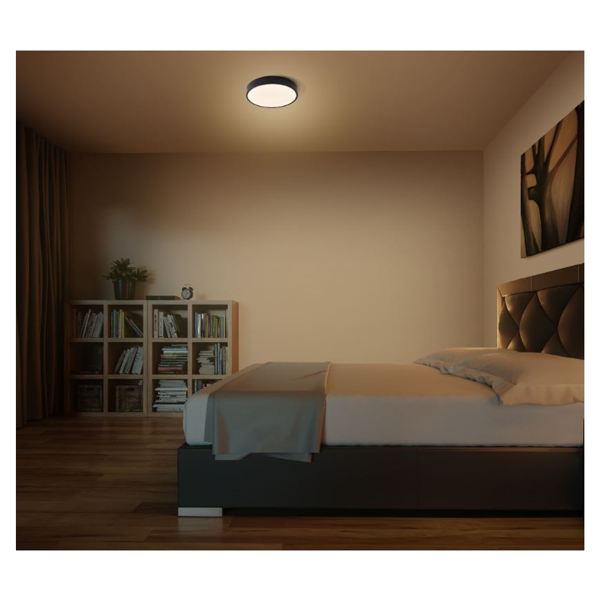Ledvance - LED-kattovalaisin ORBIS SLIM LED/20W/230V musta