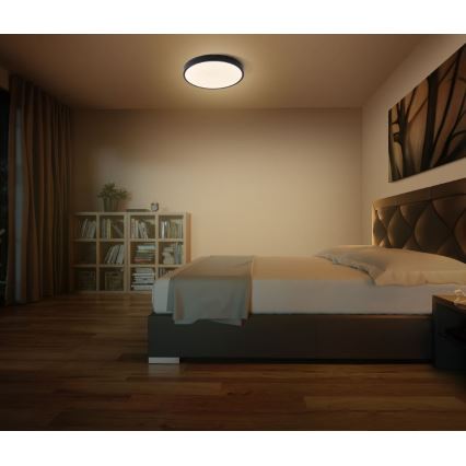 Ledvance - LED-kattovalaisin ORBIS SLIM LED/36W/230V musta