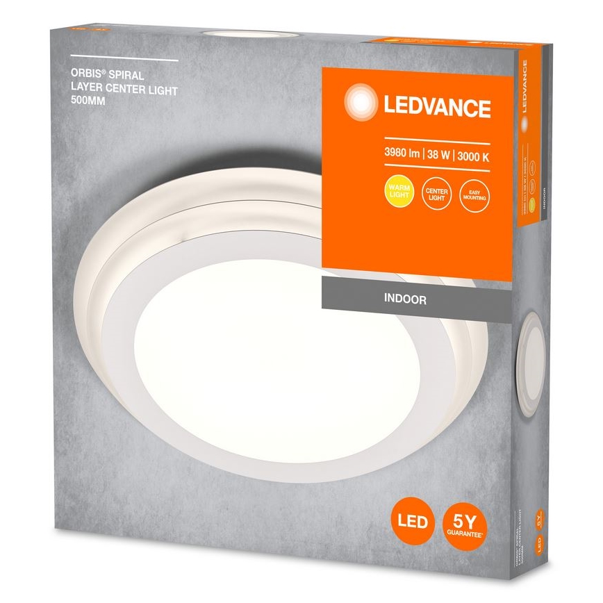 Ledvance - LED-kattovalaisin ORBIS SPIRAL LED/38W/230V