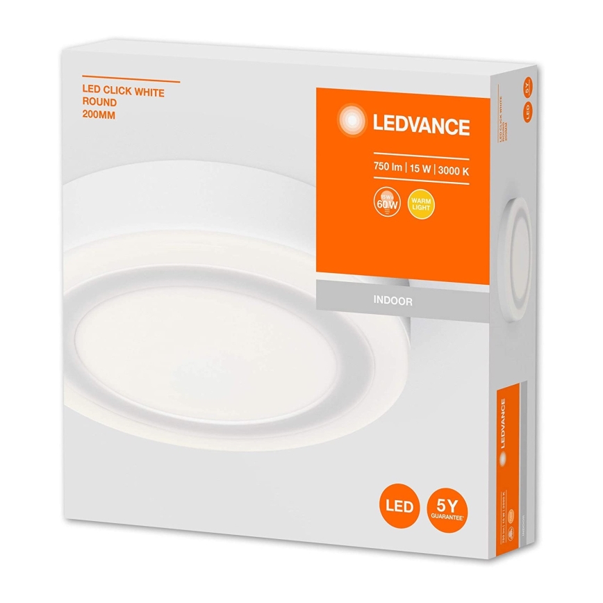 Ledvance - LED-kattovalaisin ROUND LED / 15W / 230V d. 20 cm