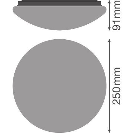 Ledvance - LED Kattovalo ESSENTIAL LED/13W/230V 3000K