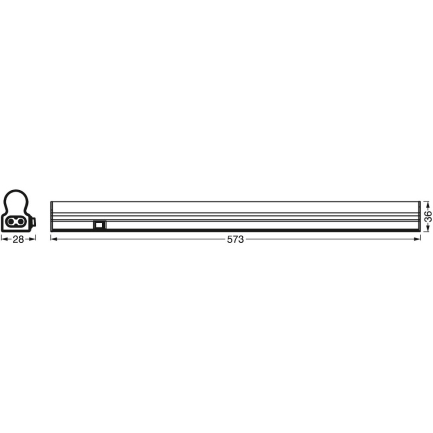 Ledvance - LED Keittiökaapin alusvalo sensorilla BATTEN LED/8W/230V 60 cm