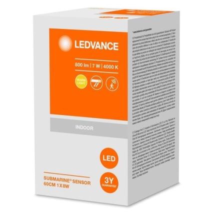 Ledvance - LED Kestävä valo anturilla SUBMARINE 1xG13/8W/230V IP65