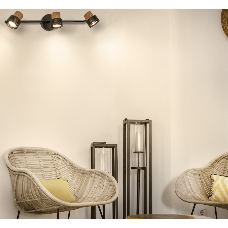 Ledvance - LED-kohdevalaisin DECOR CORK 3xGU10/3,4W/230V