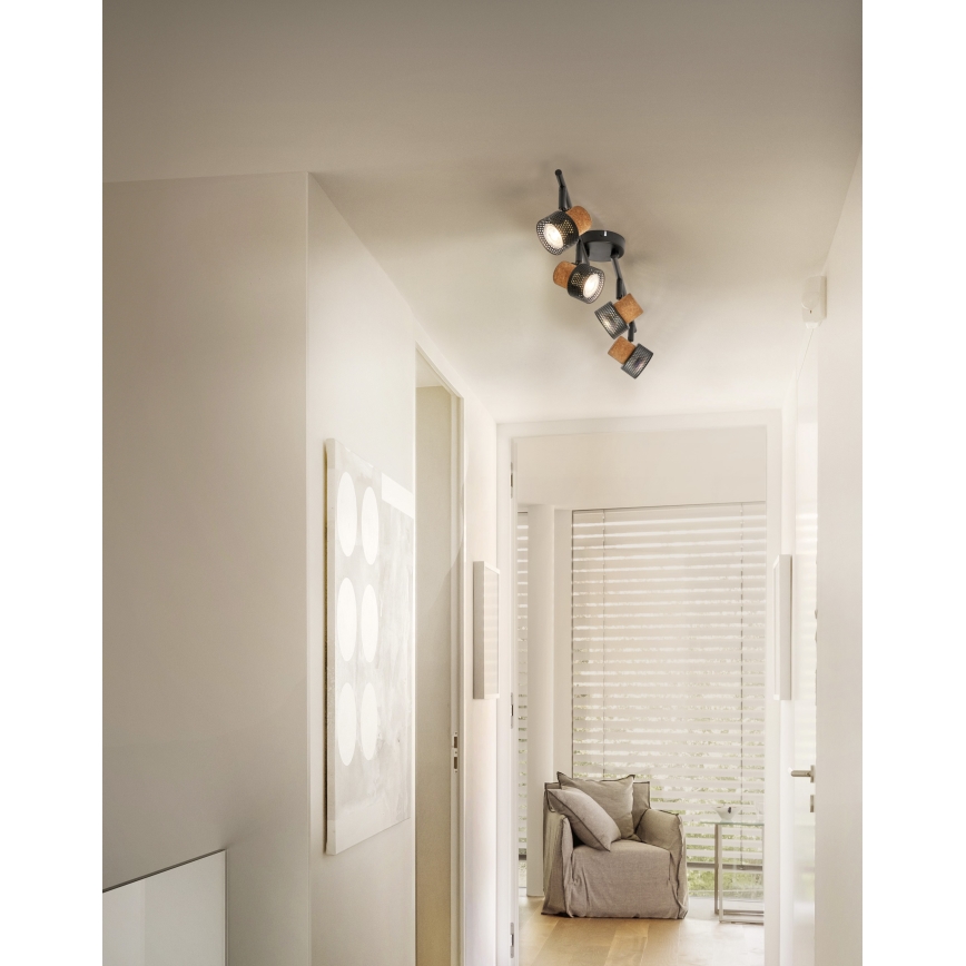 Ledvance - LED-kohdevalaisin DECOR CORK 4xGU10/3,4W/230V