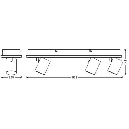 Ledvance - LED-kohdevalaisin DECOR MARS LED/41W/230V