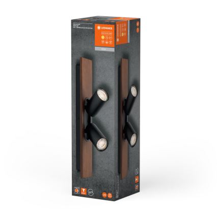 Ledvance - LED-kohdevalaisin DECOR MERCURY 2xGU10/3,4W/230V