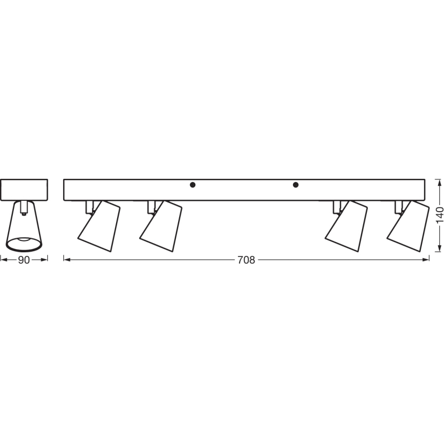 Ledvance - LED-kohdevalaisin DECOR NEPTUNE LED/27W/230V