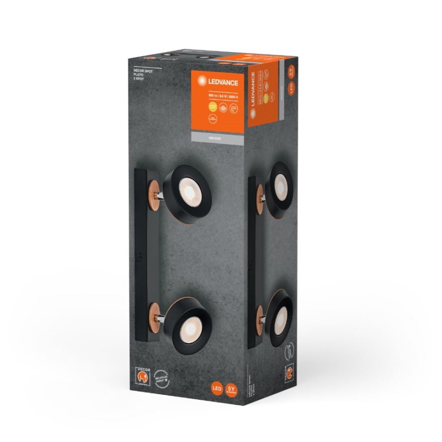 Ledvance - LED-kohdevalaisin DECOR PLUTO 2xLED/4,8W/230V