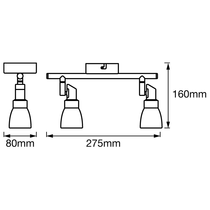 Ledvance - LED-kohdevalaisin SPOT 2xG9/2W/230V