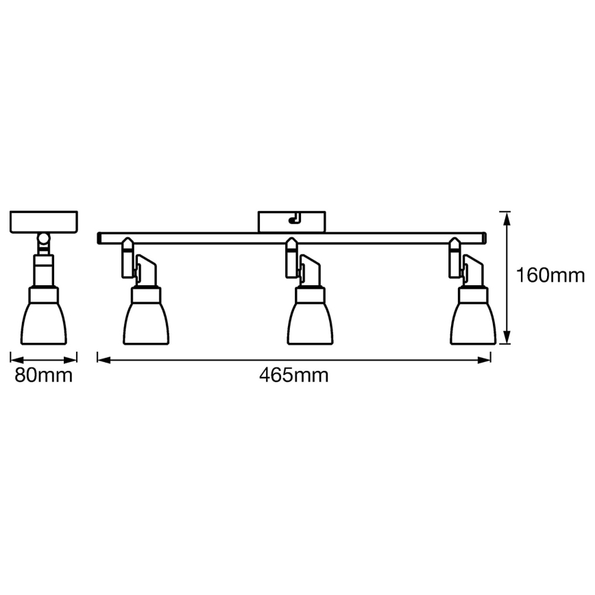 Ledvance - LED-kohdevalaisin SPOT 3xG9/2W/230V