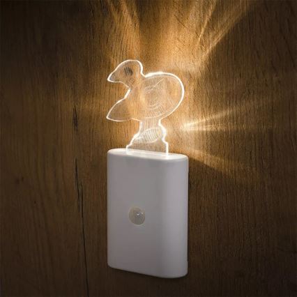 Ledvance - LED Lasten suuntaus kevyt anturilla NIGHTLUX LED/0,2W/4,5V 3000K