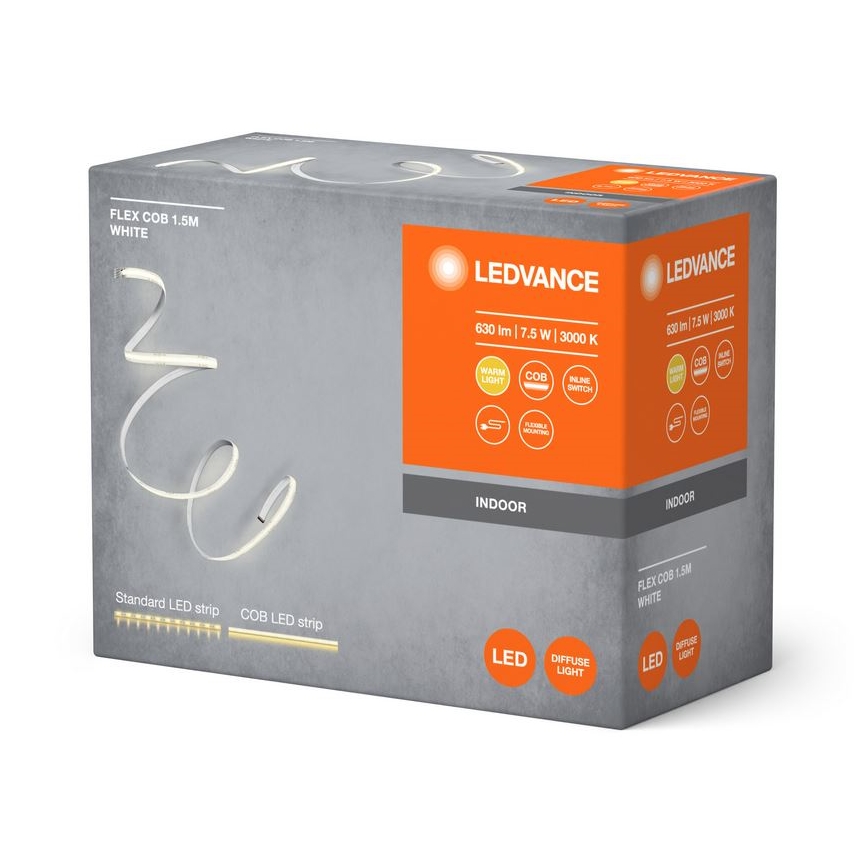 Ledvance - LED-nauha FLEX COB 1,5m LED/7,5W/230V