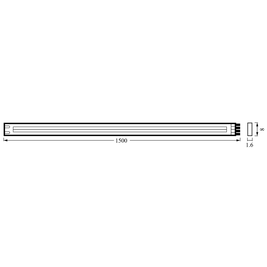 Ledvance - LED-nauha FLEX COB 1,5m LED/7,5W/230V