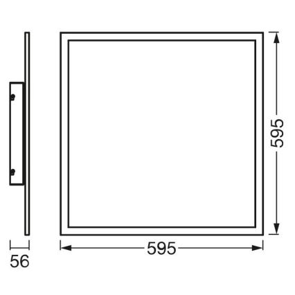 Ledvance - LED-paneeli PLANON LED/40W/230V