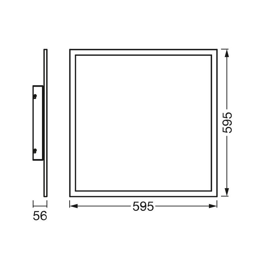 Ledvance - LED-paneeli PLANON LED/40W/230V