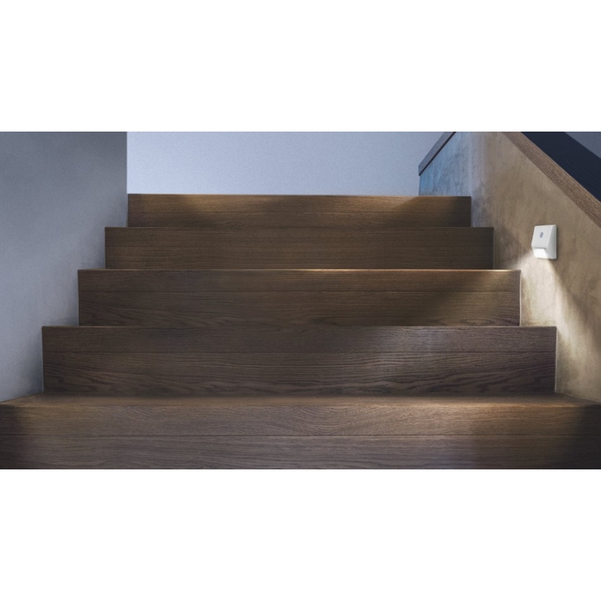 Ledvance - LED-portaikkovalo anturilla NIGHTLUX LED/0,25W/3xAAA IP54