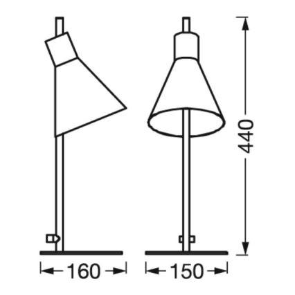 Ledvance - LED-pöytävalaisin DECOR TOKIO LED/5W/230V