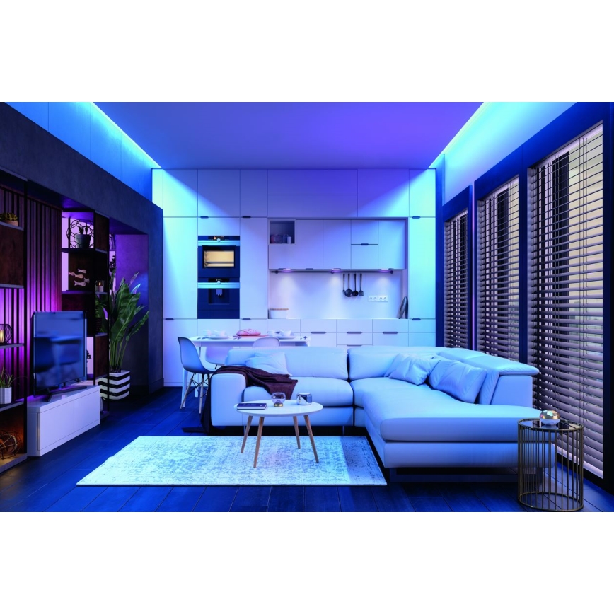 Ledvance - LED RGB Himmennettävä nauha FLEX 5m LED/19W/230V + kauko-ohjaus