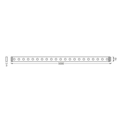 Ledvance - LED RGB Himmennettävä nauha FLEX AUDIO 5m LED/20W/230V + kauko-ohjaus