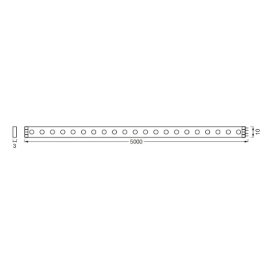 Ledvance - LED RGB Himmennettävä nauha FLEX AUDIO 5m LED/20W/230V + kauko-ohjaus