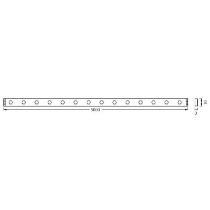Ledvance - LED RGB Himmennettävä nauha SMART+ MAGIC FLEX 5m LED/24W/230V Wi-Fi + kauko-ohjaus