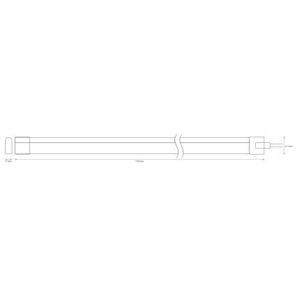 Ledvance - LED RGB himmennettävä ulkolista FLEX 5m LED / 23W / 230V IP44 + RC