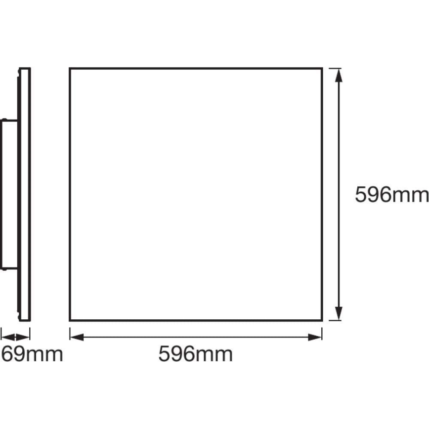 Ledvance - LED RGB+TW Himmennysvalo SMART+ FRAMELESS LED/40W/230V 3000K-6500K