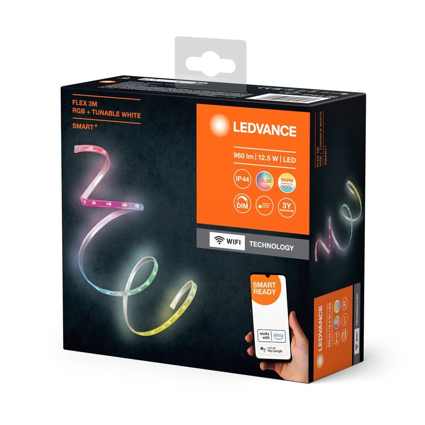 Ledvance - LED RGB+TW Himmennettävä ulko nauha FLEX 3m LED/12,5W/230V 2700-6500K IP44 Wi-Fi
